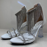 خرید کفش مجلسی زنانه شرشره ای سفید