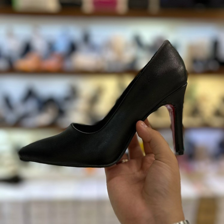 خرید کفش مجلسی زنانه پاشنه میخی مشکی