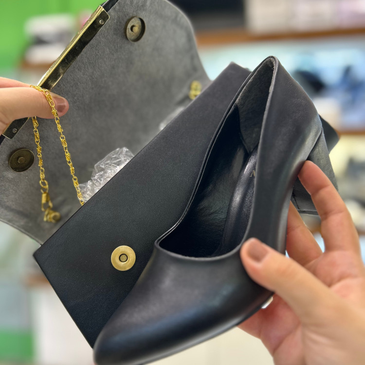 عکس و قیمت ست کیف و کفش زنانه مشکی