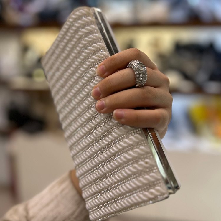 خرید کیف شب فول نگین انگشتی