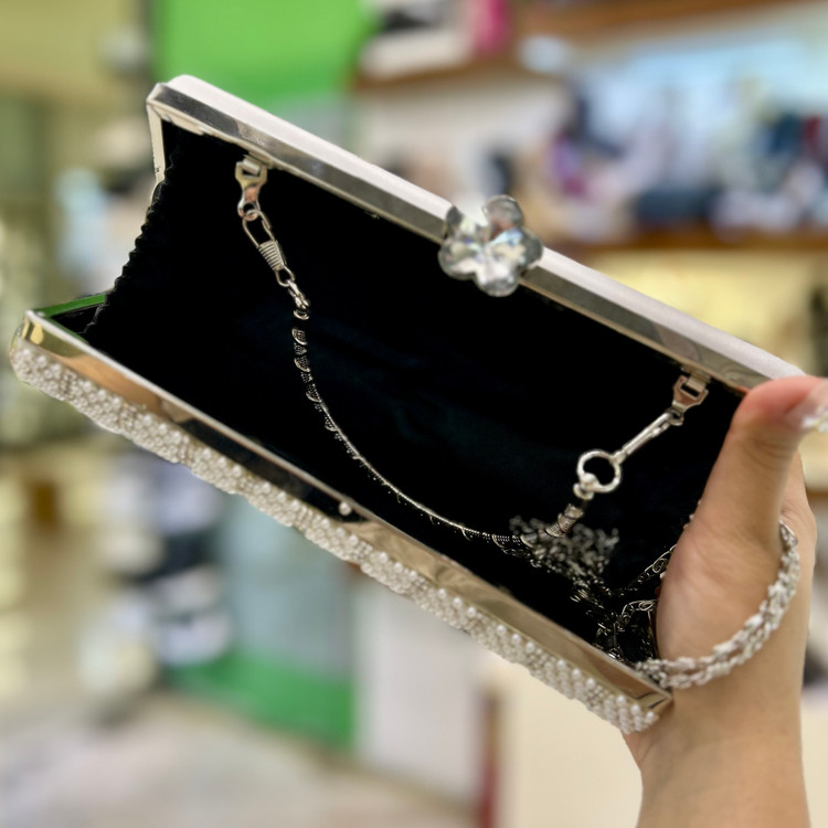 قیمت و خرید کیف سفید عروس