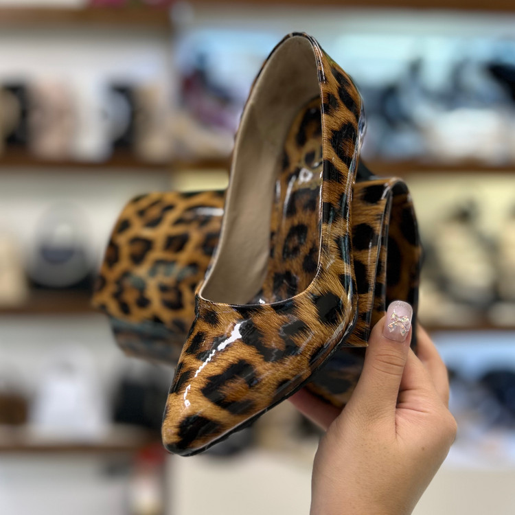 عکس ست کیف و کفش پلنگی