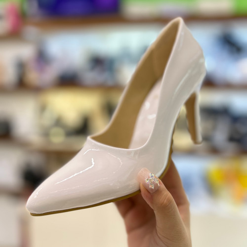 خرید کفش ورنی سفید عروس