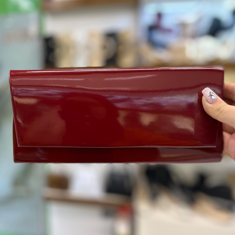 خرید ست کیف و کفش مجلسی زرشکی زنانه