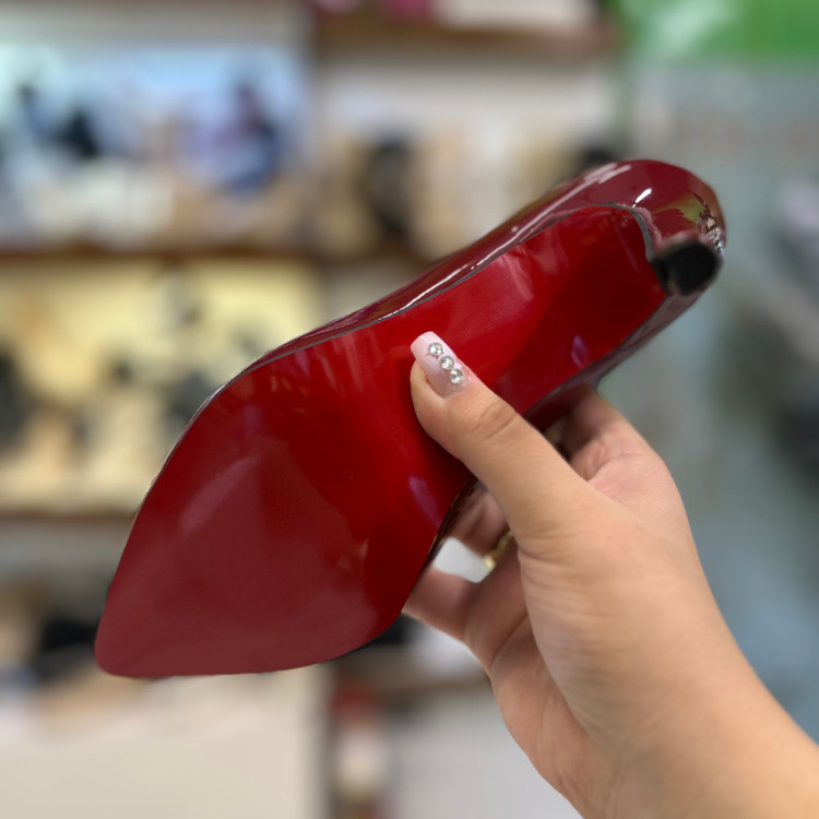 قیمت کفش پاشنه میخی زنانه زرشکی