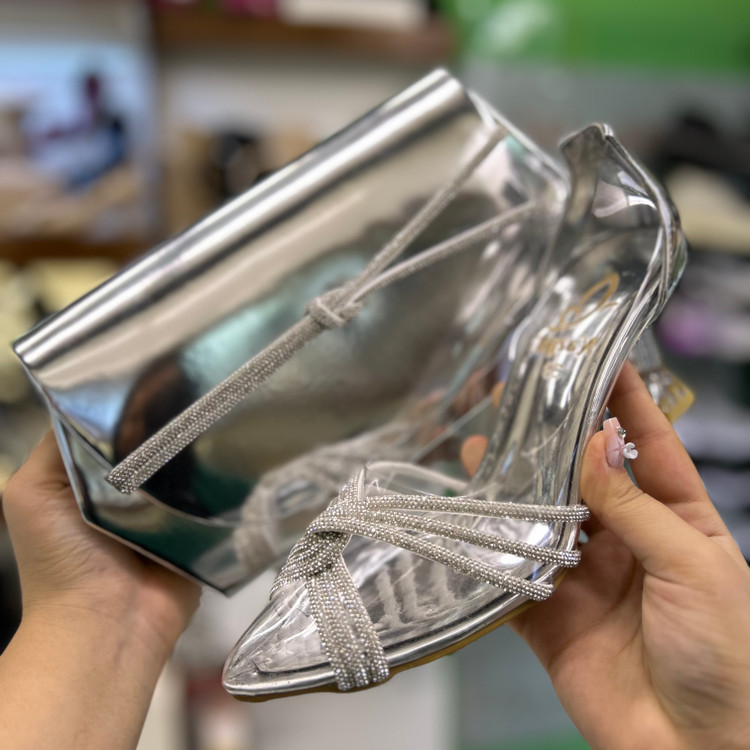 قیمت کیف مجلسی نقره ای زنانه