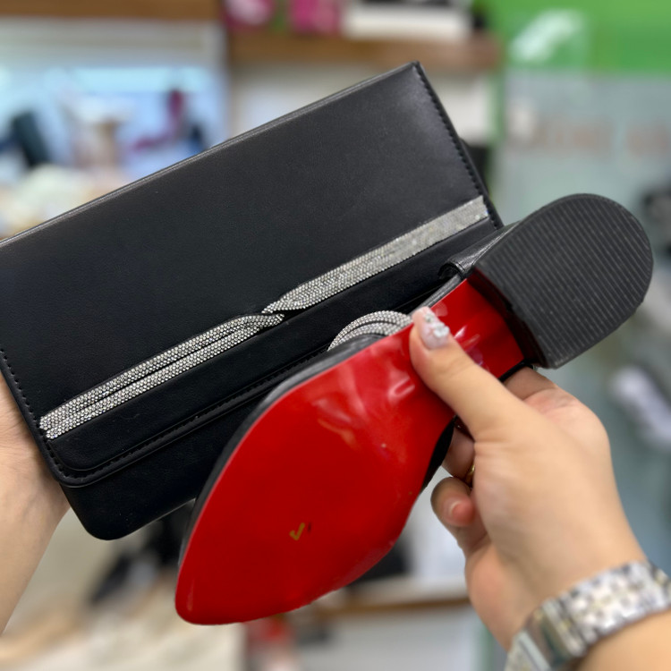 قیمت و عکس ست کیف و کفش مجلسی پاشنه ۳ سانت