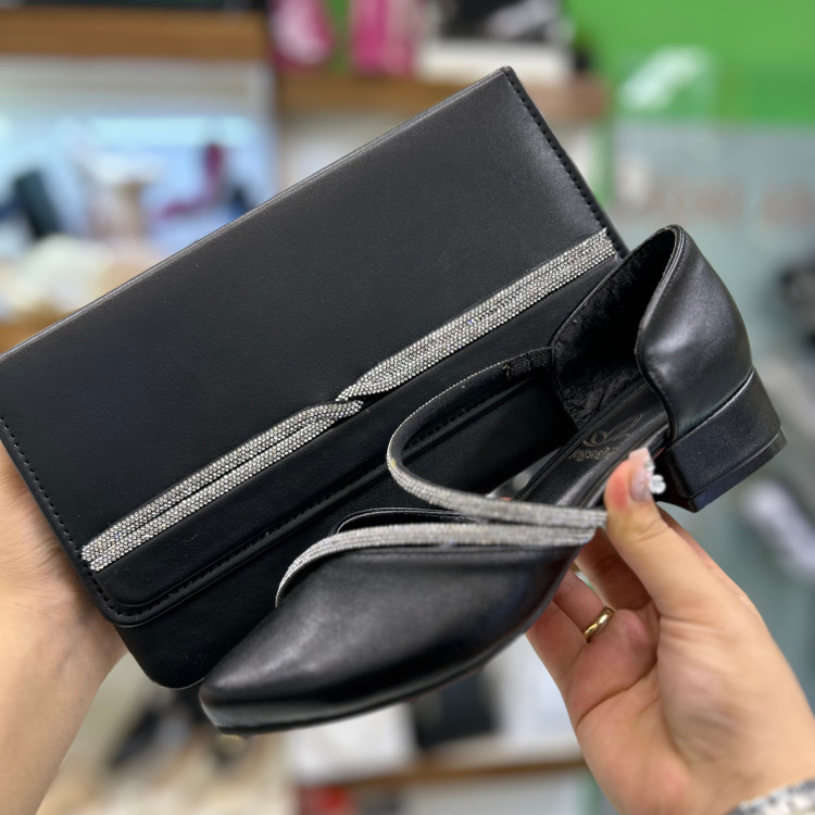 قیمت ست کیف و کفش مجلسی پاشنه ۳ سانت