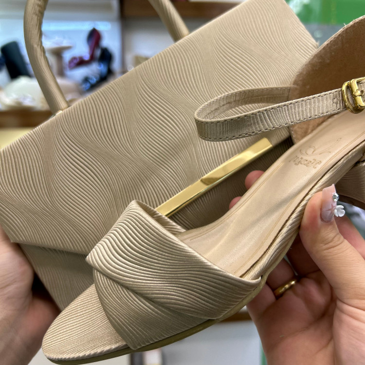 قیمت و عکس ست کیف و کفش مجلسی کرم