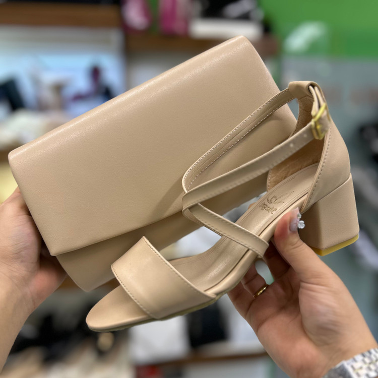 قیمت ست کیف و کفش مجلسی کرم