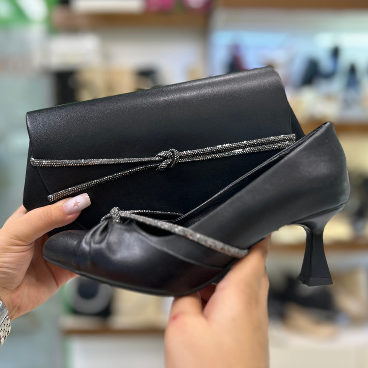 عکس ست کیف و کفش زنانه پاشنه دار مجلسی