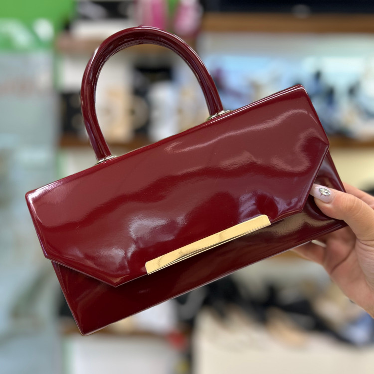 خرید کیف دسته دار زنانه زرشکی