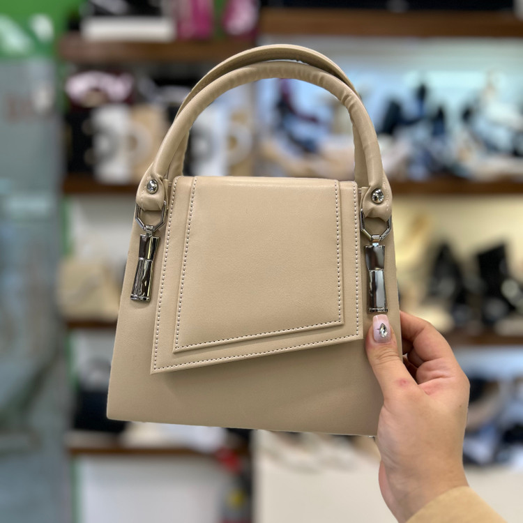 خرید کیف دسته دار زنانه کرم