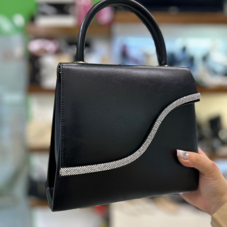 خرید کیف مجلسی نگین دار بزرگ زنانه