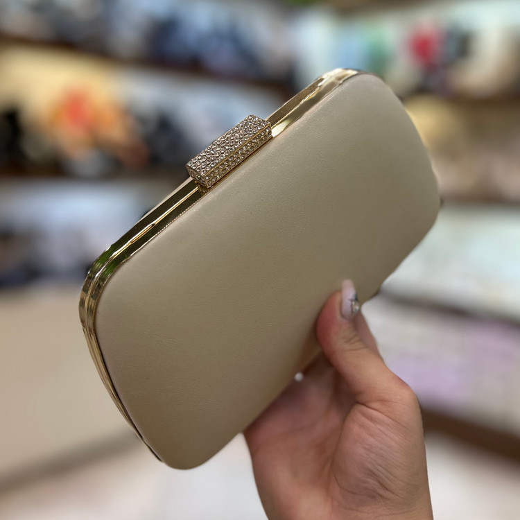 قیمت و عکس کیف شب دهنه دار کرم