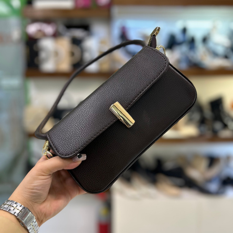 خرید کیف پاسپورتی زنانه قهوه ای