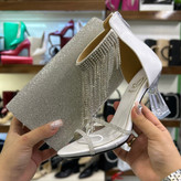 خرید ست کیف و کفش فول نگین عروس