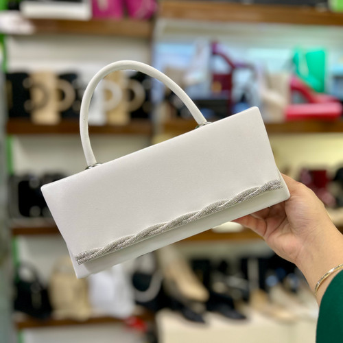 خرید کیف دسته دار سفید عروس
