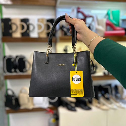 خرید کیف بزرگ دسته دار زنانه مشکی برند زوبر با کیفیت