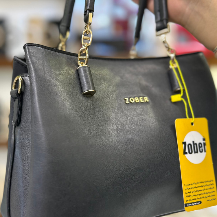 عکس کیف بزرگ دسته دار زنانه مشکی برند زوبر