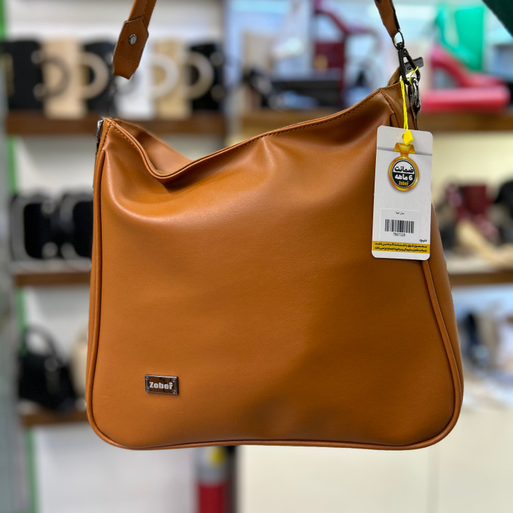 قیمت و عکس کیف بزرگ دسته دار زنانه عسلی برند زوبر