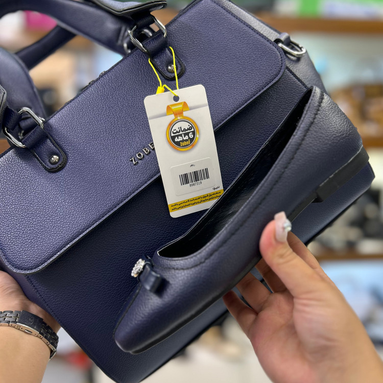 قیمت و عکس ست کیف و کفش کالج زنانه پاپیونی دیور سورمه ای