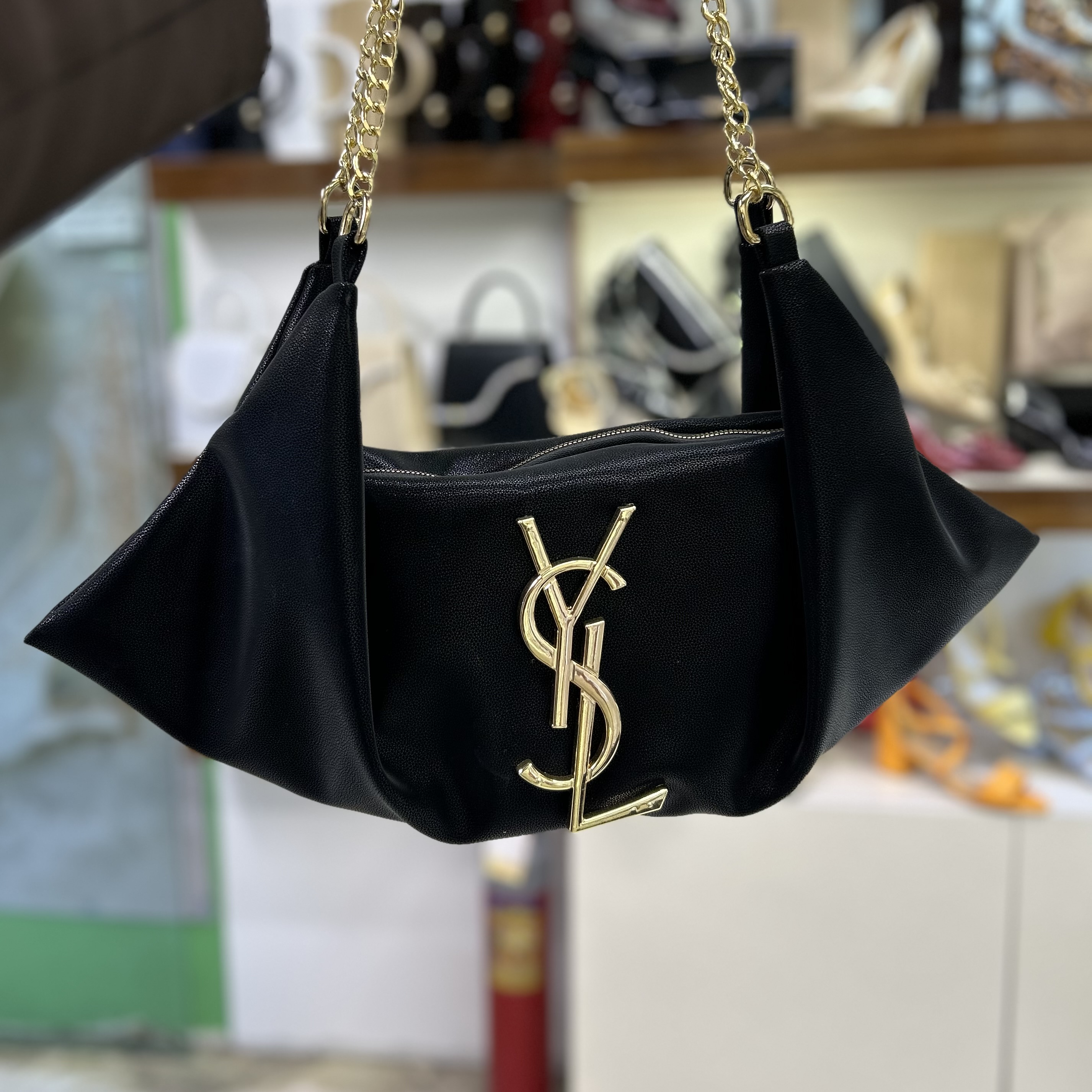 کیف زنانه بزرگ YSL ایو سن لوران مشکی فوقالعاده شیک