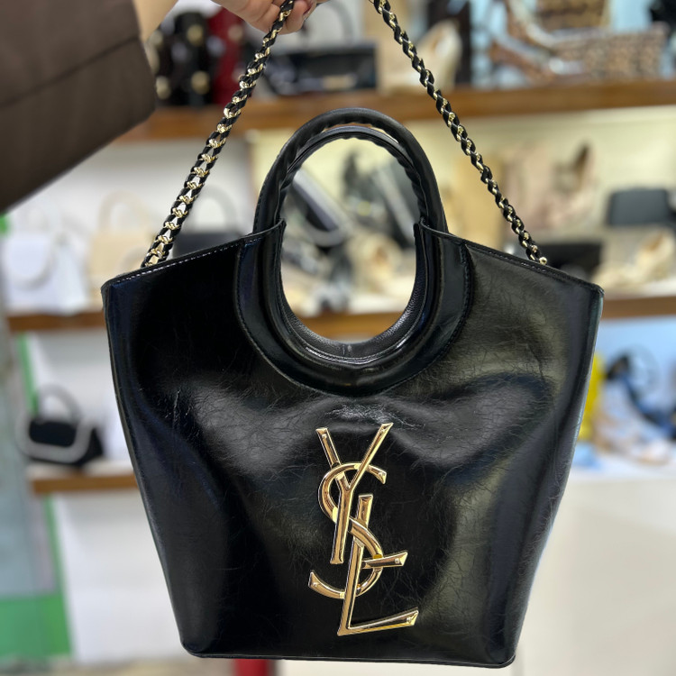 کیف زنانه بزرگ YSL ایو سن لوران مشکی فوقالعاده شیک