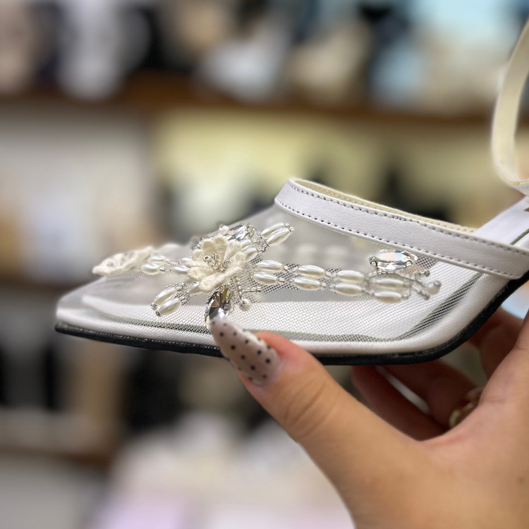 کفش توری مجلسی زنانه کد ۴۴ - تصویر 8